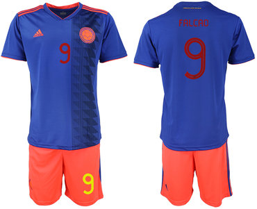 2019-20 Colombia 9 FALCAO Away Soccer Jersey