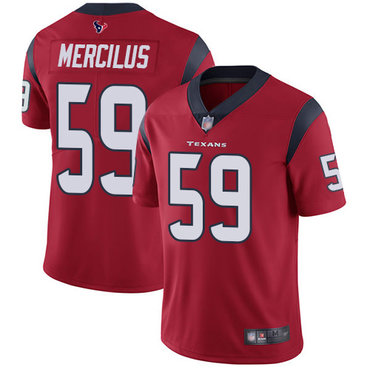 Texans #59 Whitney Mercilus Red Alternate Men's Stitched Football Vapor Untouchable Limited Jersey