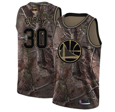 Warriors #30 Stephen Curry Camo 2019 Finals Bound Basketball Swingman Realtree Collection Jersey