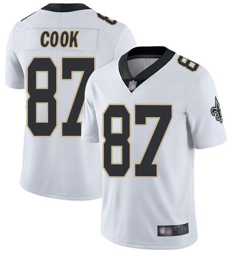 Nike Saints 87 Jared Cook White Vapor Untouchable Limited Jesey