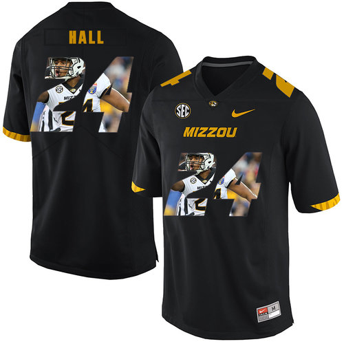 Missouri Tigers 24 Terez Hall Black Nike Fashion College Football Jersey