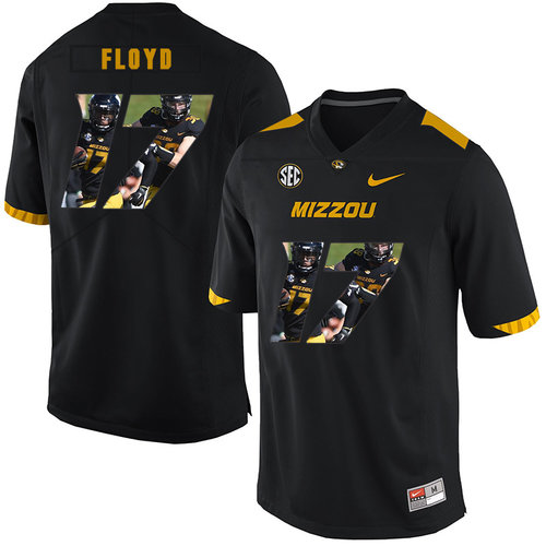 Missouri Tigers 17 Richaud Floyd Black Nike Fashion College Football Jersey