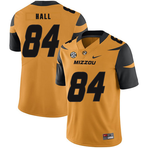 Missouri Tigers 84 Emanuel Hall Gold Nike College Football Jersey