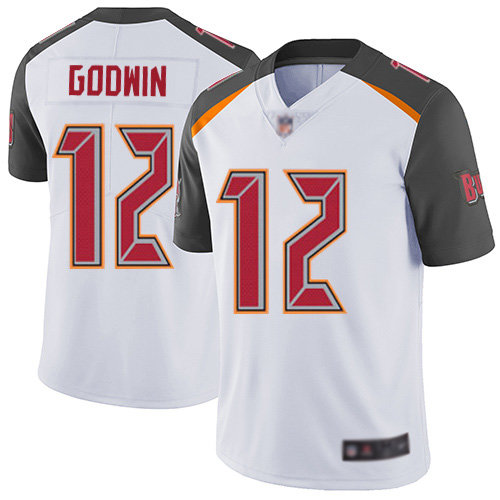 Nike Buccaneers #12 Chris Godwin White Men's Stitched NFL Vapor Untouchable Limited Jersey