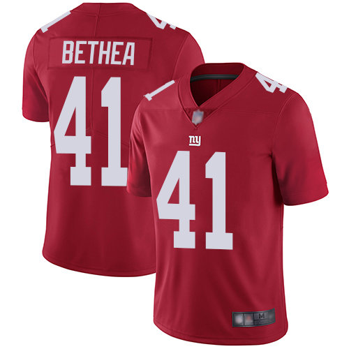 Giants #41 Antoine Bethea Red Alternate Men's Stitched Football Vapor Untouchable Limited Jersey