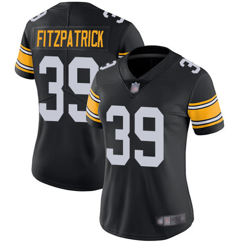 Steelers #39 Minkah Fitzpatrick Black Alternate Women's Stitched Football Vapor Untouchable Limited Jersey