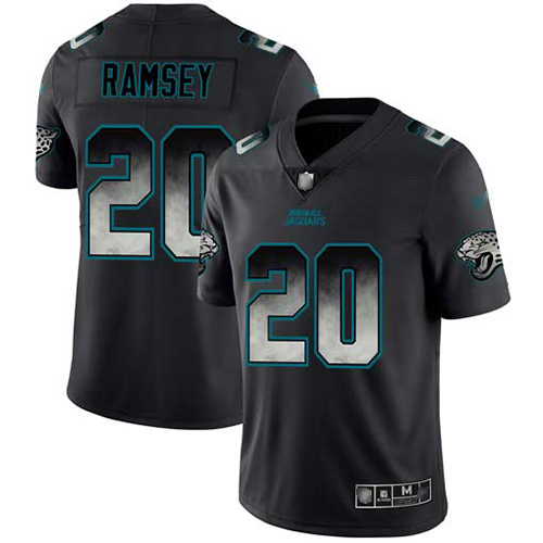 Nike Jaguars #20 Jalen Ramsey Black Men's Stitched NFL Vapor Untouchable Limited Smoke Fashion Jersey