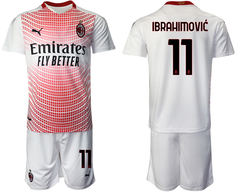 2020-21 AC Milan away 11# IBRAHIMOVIC soccer jerseys