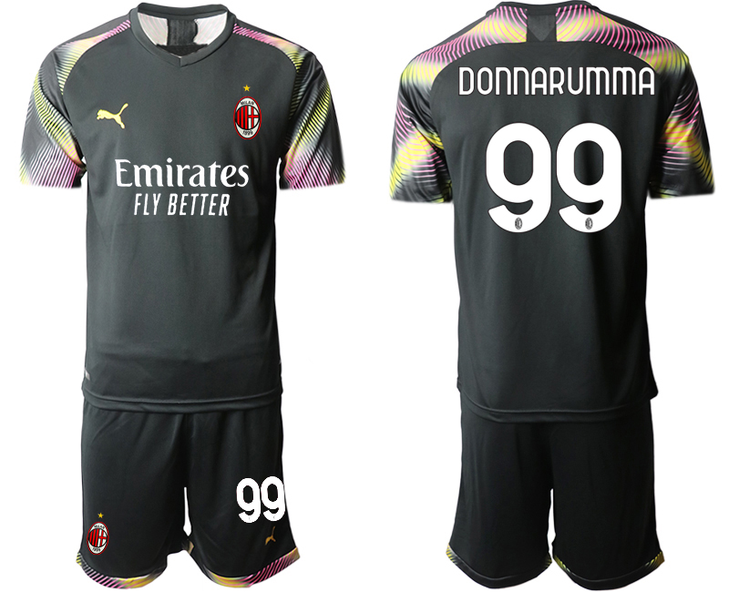 2020-21 AC Milan black goalkeeper 99# DONNARUMMA soccer jerseys