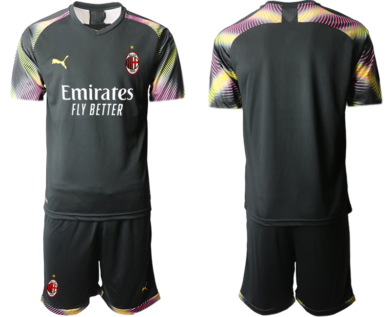 2020-21 AC Milan black goalkeeper soccer jerseys