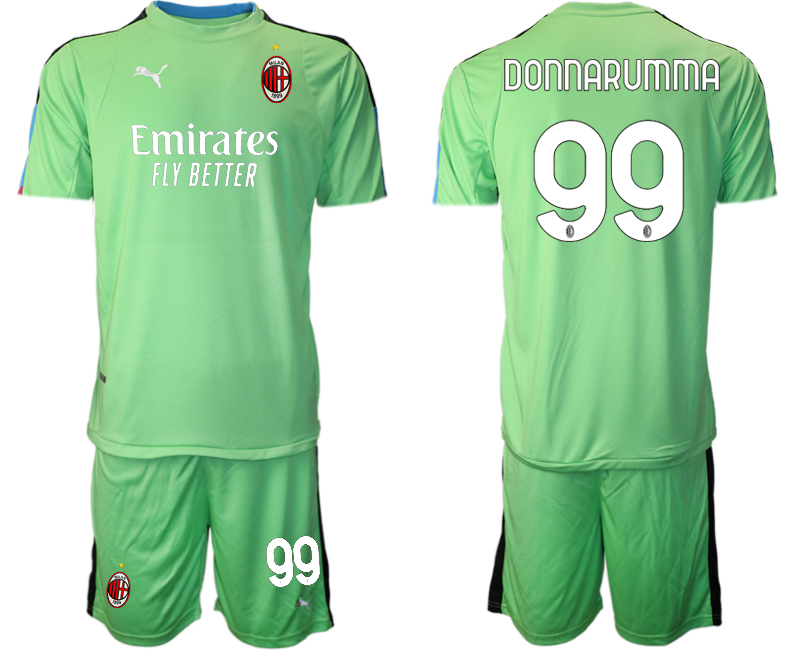 2020-21 AC Milan fruit green goalkeeper 99# DONNARUMMA soccer jerseys