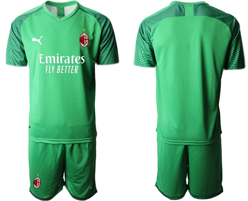 2020-21 AC Milan green goalkeeper soccer jerseys