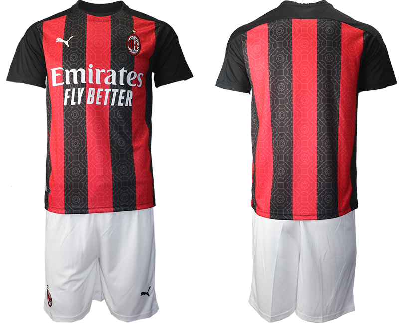 2020-21 AC Milan home soccer jerseys