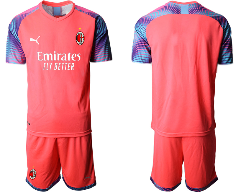 2020-21 AC Milan pink goalkeeper soccer jerseys