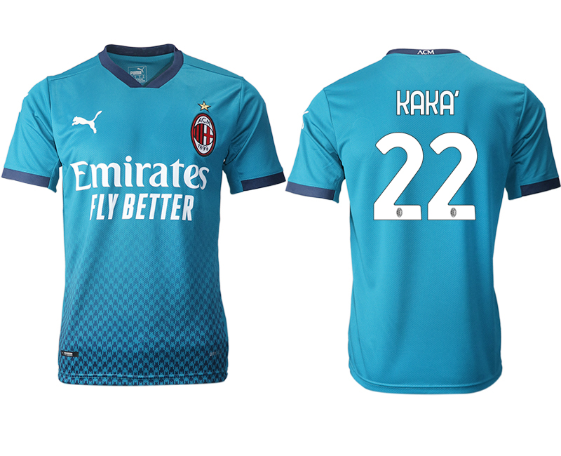 2020-21 AC milan away aaa version 22# KAKA soccer jerseys