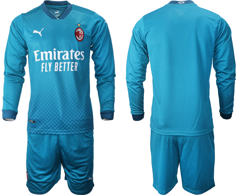 2020-21 AC milan away long sleeve soccer jerseys