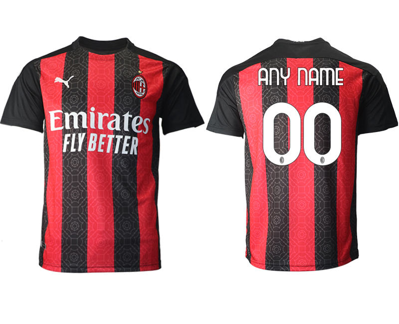 2020-21 AC milan home aaa version any name custom soccer jerseys