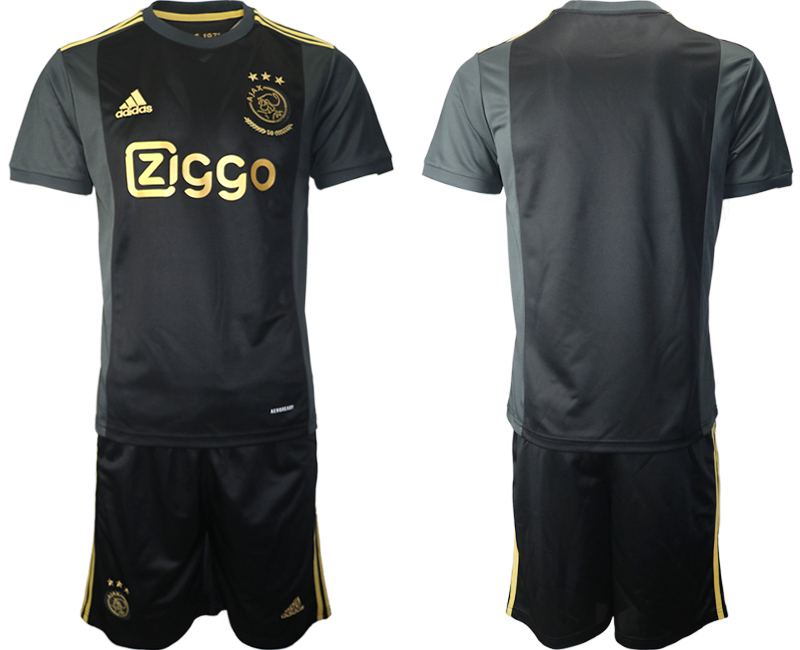 2020-21 Ajax away black soccer jerseys