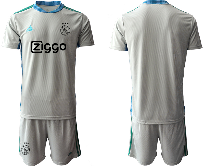 2020-21 Ajax gray goalkeeper soccer jerseys