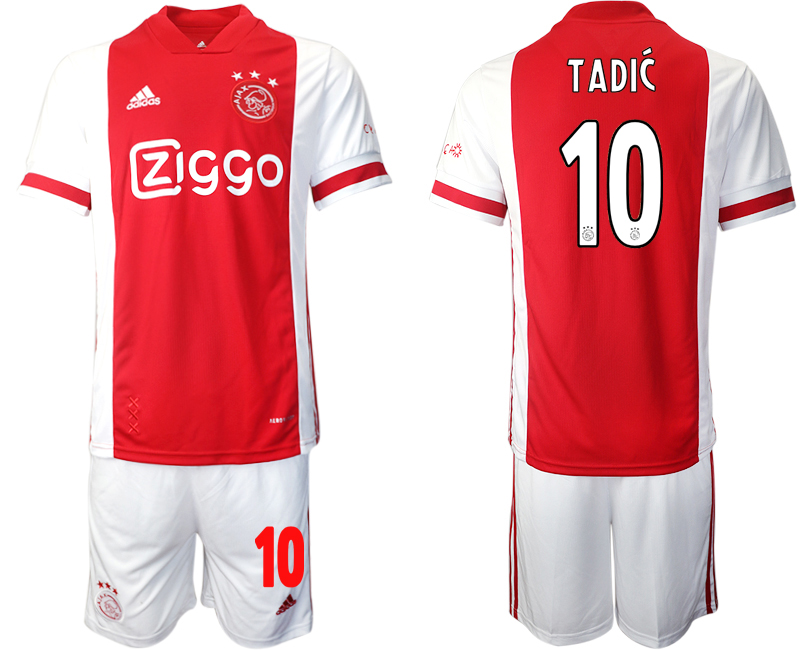 2020-21 Ajax home 10# TADIC soccer jerseys