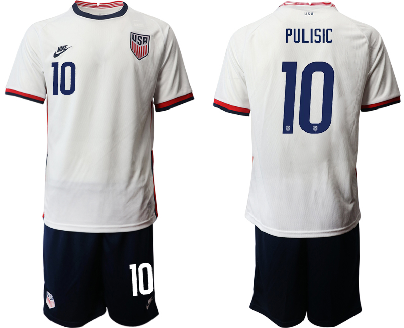 2020-21 America home 10# PULISIC soccer jerseys