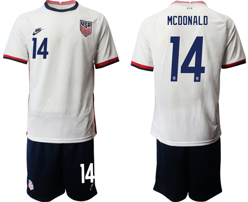 2020-21 America home 14# MADONALD soccer jerseys