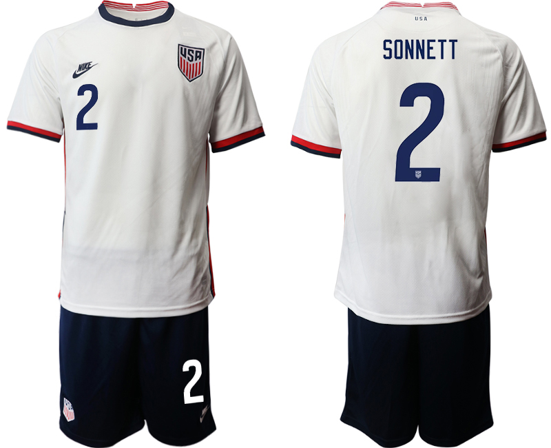 2020-21 America home 2# SONNETT soccer jerseys