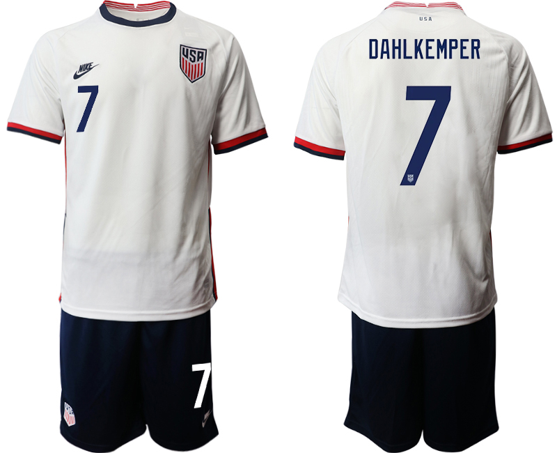 2020-21 America home 7# DAHLKEMPER soccer jerseys