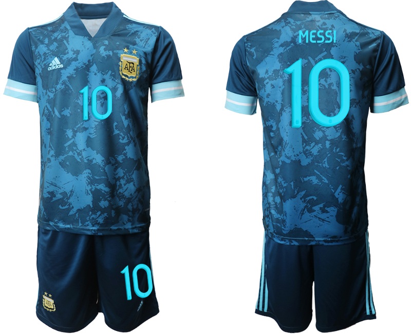 2020-21 Argentina away 10# MESSI soccer jerseys