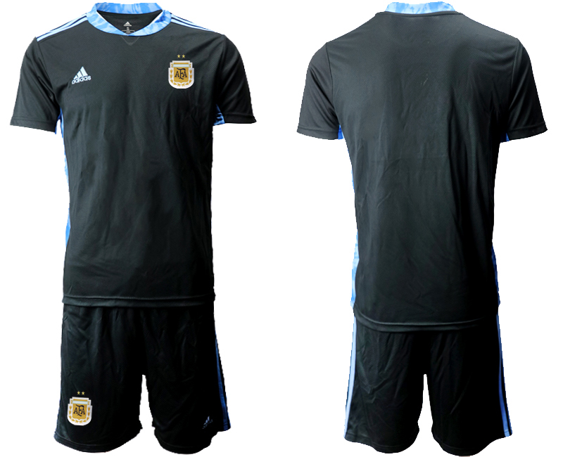 2020-21 Argentina black goalkeeper soccer jerseys