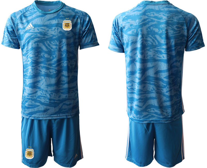 2020-21 Argentina blue goalkeeper soccer jerseys