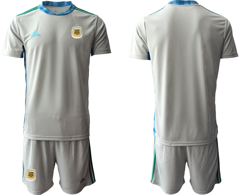 2020-21 Argentina gray goalkeeper soccer jerseys