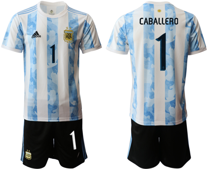 2020-21 Argentina home 1# CABALLERO soccer jerseys