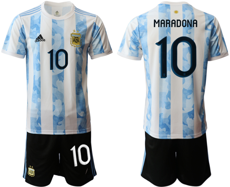 2020-21 Argentina home 10# MARADONA soccer jerseys