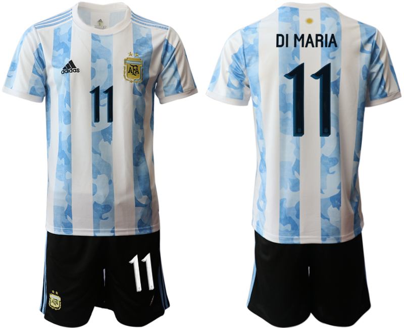 2020-21 Argentina home 11# DI MARIA soccer jerseys