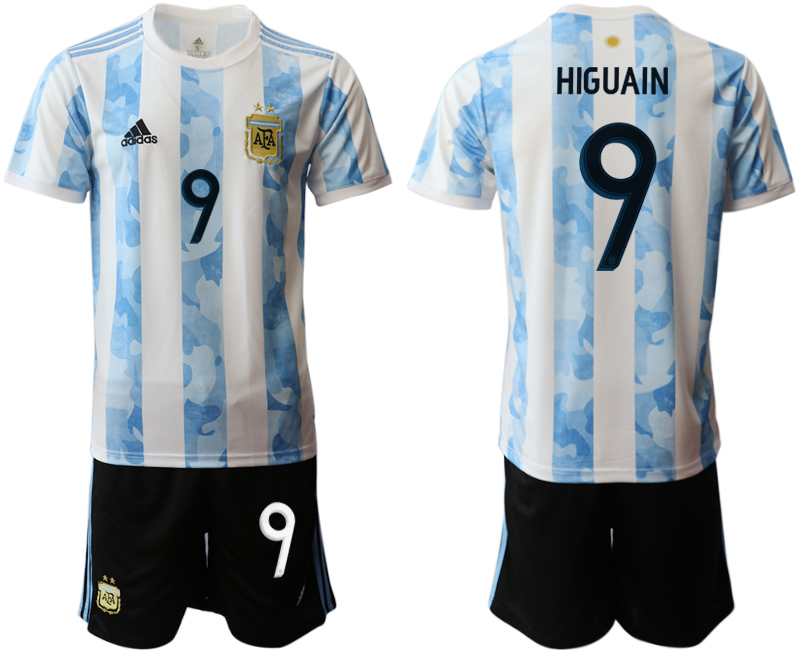 2020-21 Argentina home 9# HIGUAIN soccer jerseys