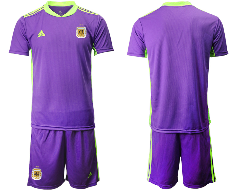 2020-21 Argentina purple goalkeeper soccer jerseys