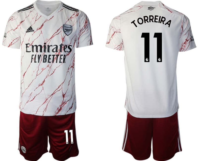 2020-21 Arsenal away 11# TORREIRA soccer jerseys