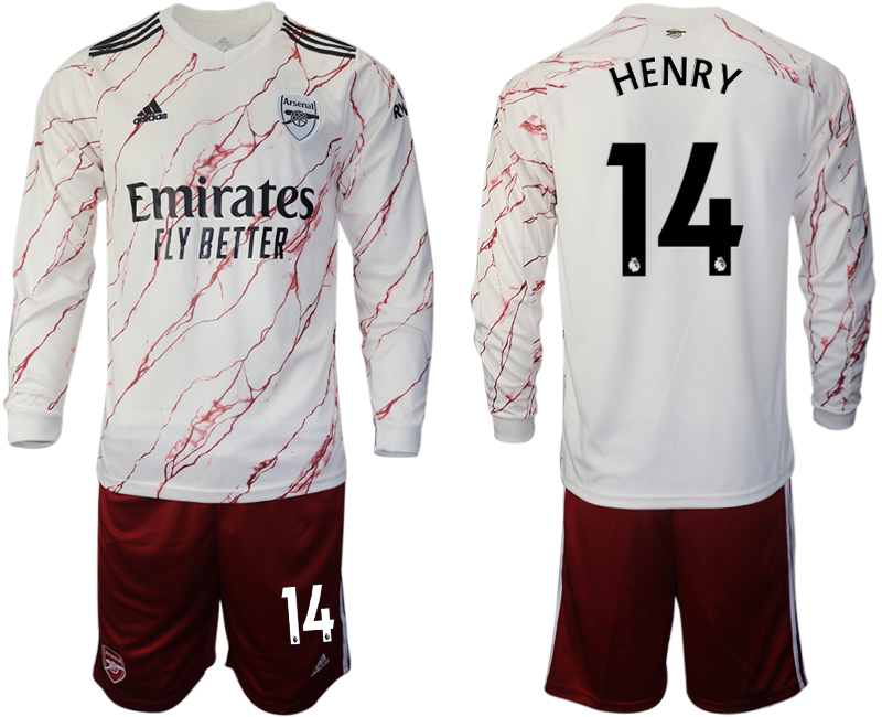 2020-21 Arsenal away 14# HENRY long sleeve soccer jerseys