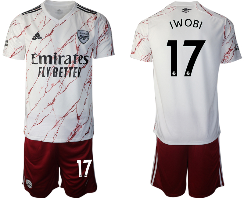 2020-21 Arsenal away 17# IWOBI soccer jerseys