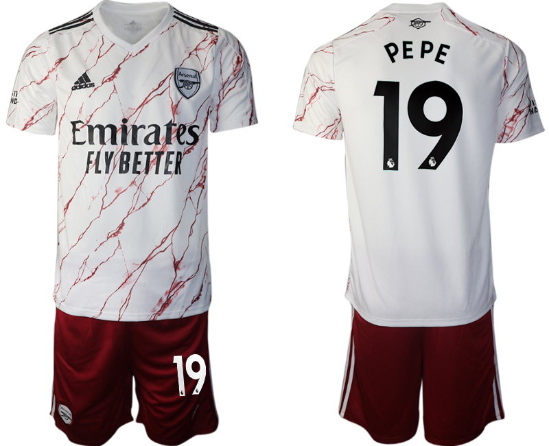 2020-21 Arsenal away 19# PEPE soccer jerseys