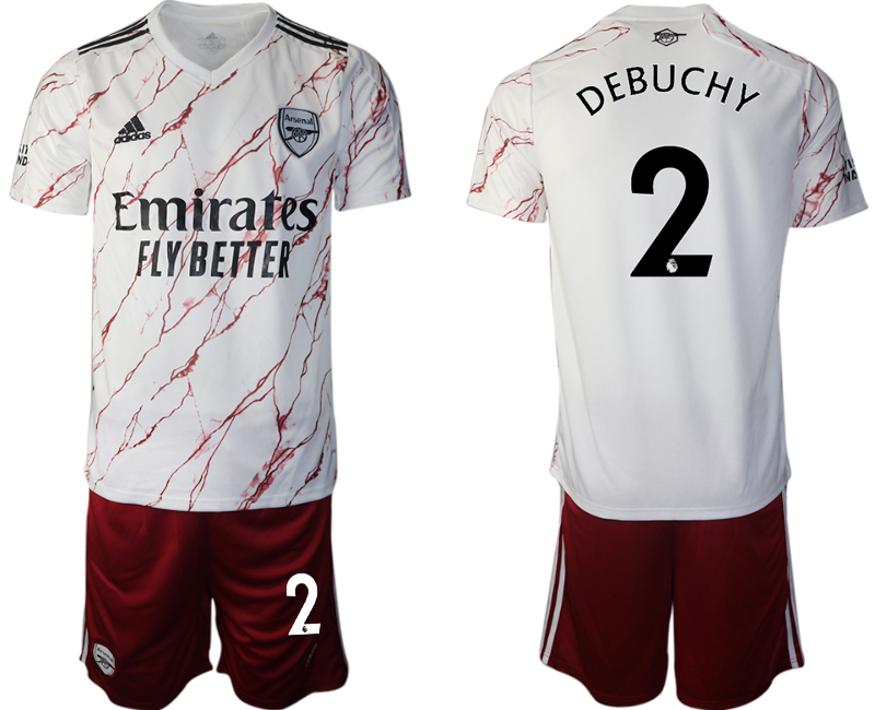 2020-21 Arsenal away 2# DEBUCHY soccer jerseys