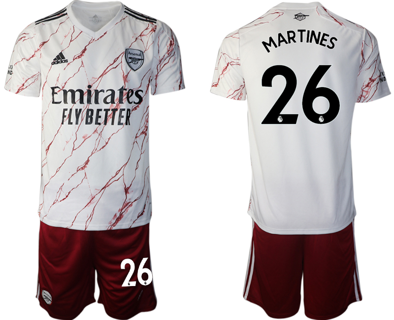 2020-21 Arsenal away 26# MARTINES soccer jerseys