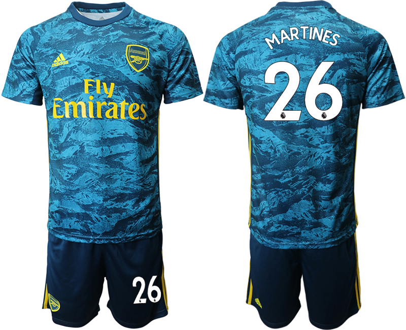 2020-21 Arsenal blue goalkeeper 26# MARTINES soccer jerseys