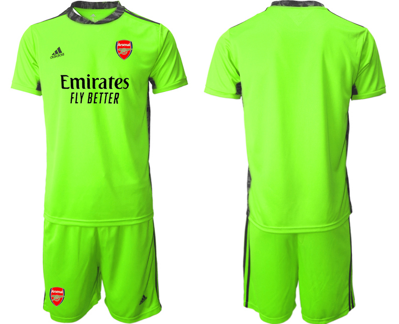 2020-21 Arsenal fluorescent green goalkeeper soccer jerseys