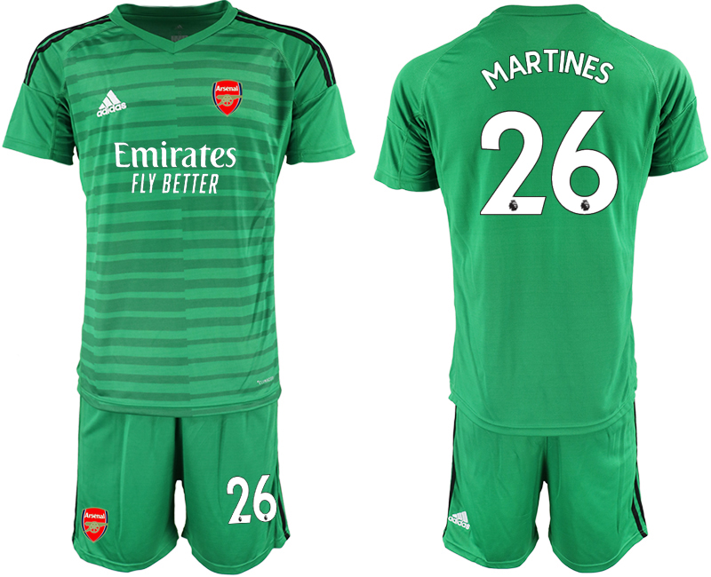 2020-21 Arsenal green goalkeeper 26# MARTINES soccer jerseys