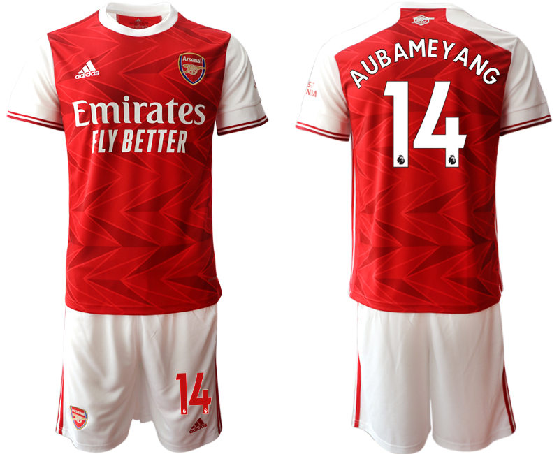 2020-21 Arsenal home 14# AUBAMEYANG soccer jerseys