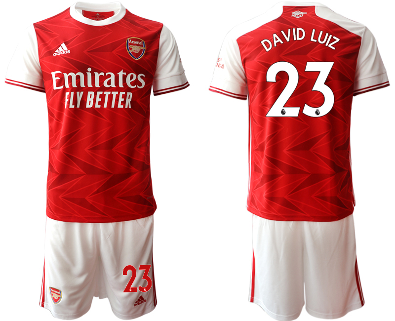 2020-21 Arsenal home 23# DAVID LUIZ soccer jerseys