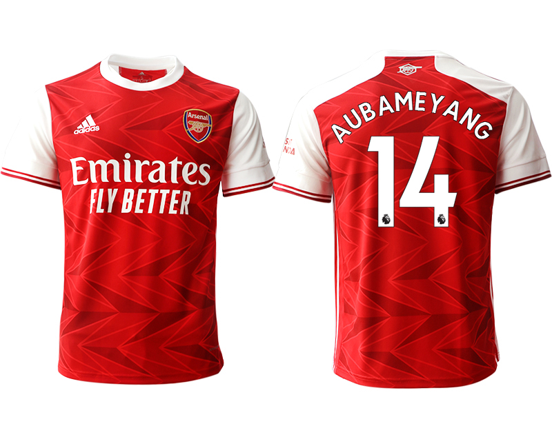 2020-21 Arsenal home aaa version 14# AUBAMEYANG soccer jerseys