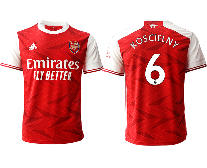 2020-21 Arsenal home aaa version 6# KOSCIELNY soccer jerseys